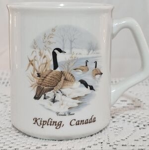 Canada Geese White Ceramic Mug